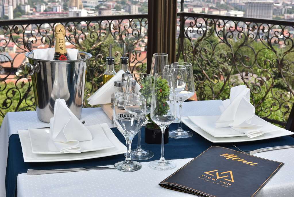 View Inn Boutique Hotel Skopje Restaurant photo
